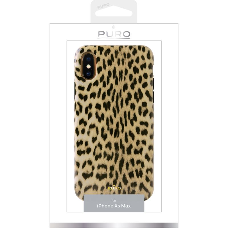 PURO Glam Leopard dėklas - dėklas, skirtas iPhone Xs Max (Leo 1)