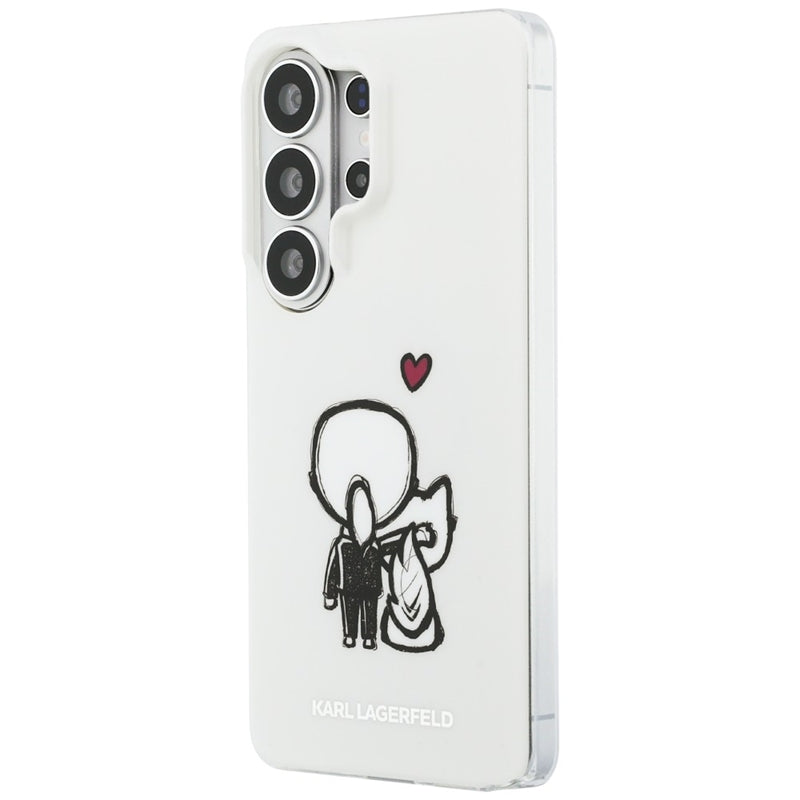 Karl Lagerfeld IML Karl & Choupette MagSafe dėklas - Samsung Galaxy S26 Ultra (Skaidrus)