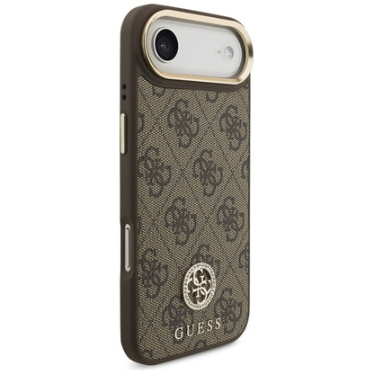 Guess 4G Cirkonio Logotipas MagSafe Dėklas iPhone Air (Rudos)