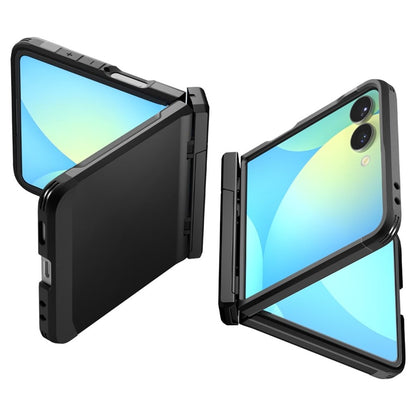 Spigen Tough Armor Pro Mag MagSafe – dėklas, skirtas Samsung Galaxy Z Flip 7 (juodas)