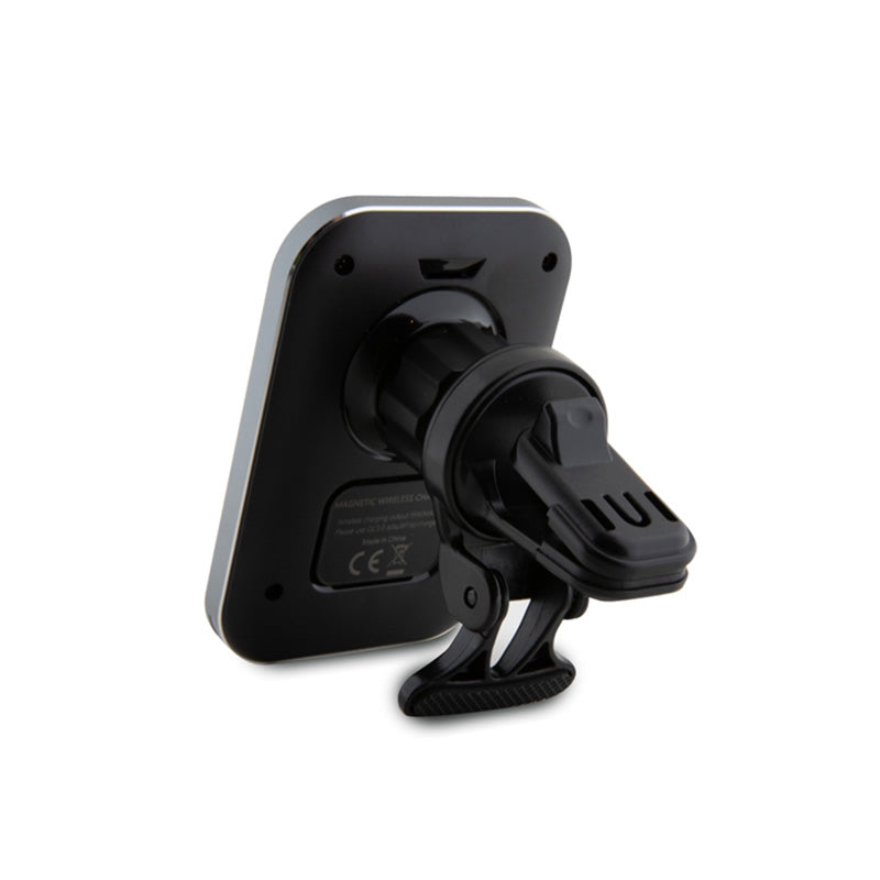 BMW MagSafe Signature Edition - Magnetinis automobilinis laikiklis su 15W belaidžiu įkrovimu (juodas)