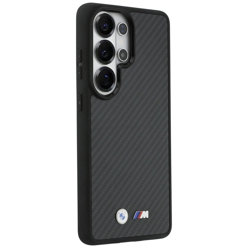 BMW M Kevlar Logo MagSafe - Samsung Galaxy S26 Ultra dėklas (juodas)