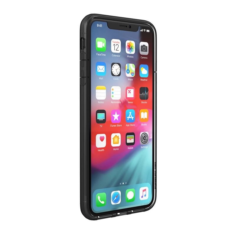 Incase apsauginis skaidrus dangtelis, skirtas "iPhone Xs Max" (juodas)