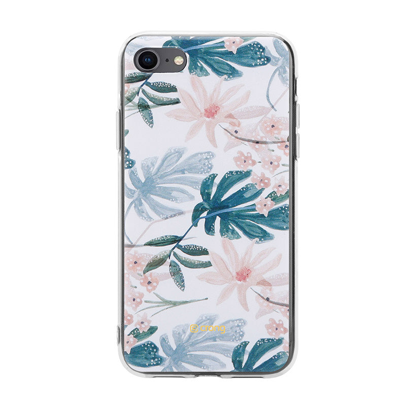 Crong Flower Case – dėklas, skirtas „iPhone SE 2020“ / „8“ / „7“ (raštuotas 01)