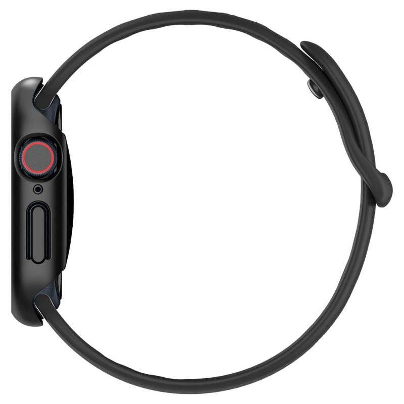 Spigen Thin Fit – dėklas, skirtas Apple Watch 10 46 mm (juoda spalva)