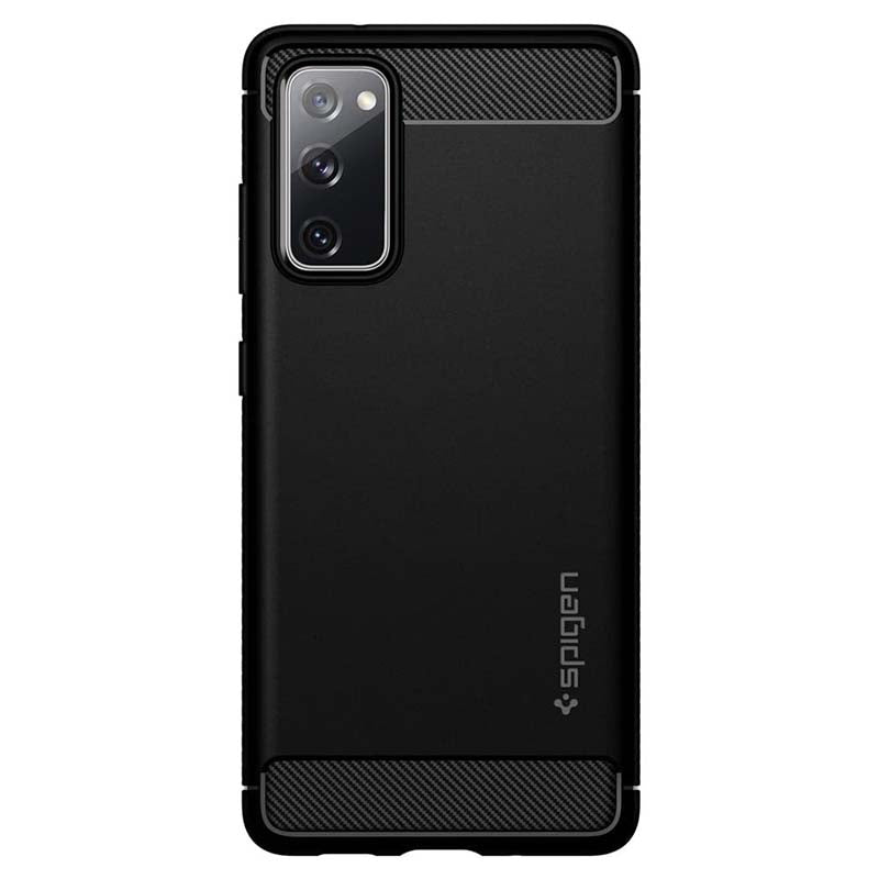 Spigen Rugged Armor – „Samsung Galaxy S20 FE“ dėklas (juodas)