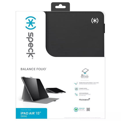Speck Balance Folio - Dėklas skirtas iPad Air 13” M3 (2025) / M2 (2024) (juodas)
