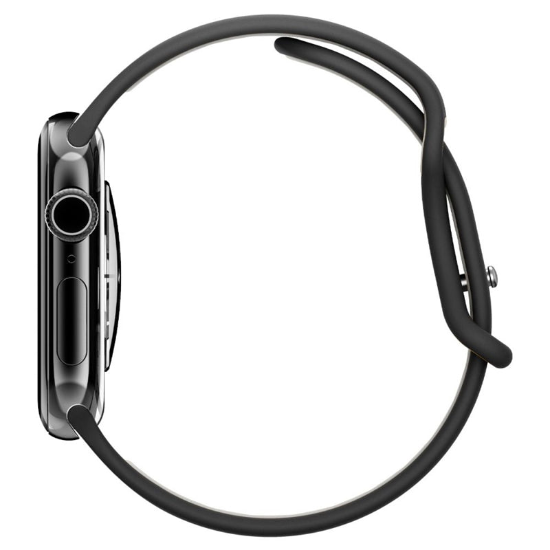 Spigen Nano Pop - Dirželis Apple Watch 44/45/46/49 mm (Juodosios sezamo)