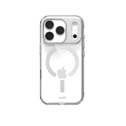 Moshi iGlaze MagSafe - Dėklas iPhone 17 Pro (Luna Silver)