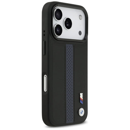 BMW M Perforated Stripe Logo MagSafe dėklas – iPhone 17 Pro (Mėlynas)