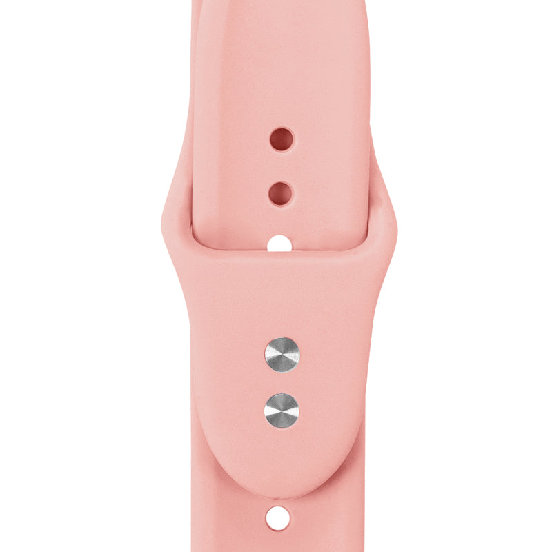 Crong Liquid - dirželis skirtas Apple Watch 38/40/41/42mm (lašišos spalvos)