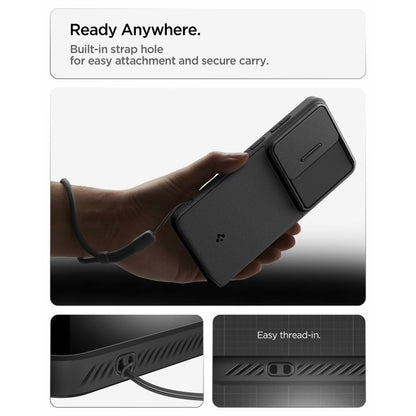 Spigen Optik Armor – dėklas, skirtas Samsung Galaxy S26 Ultra (juodas)