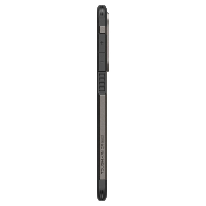 Spigen Tough Armor MagSafe – dėklas skirtas Samsung Galaxy S25 Edge (Gunmetal)