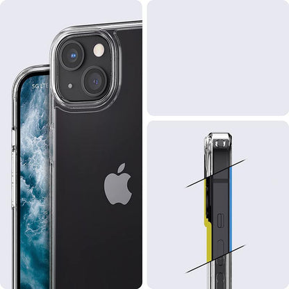 Spigen Ultra Hybrid – dėklas, skirtas iPhone 13 Mini (skaidrus)