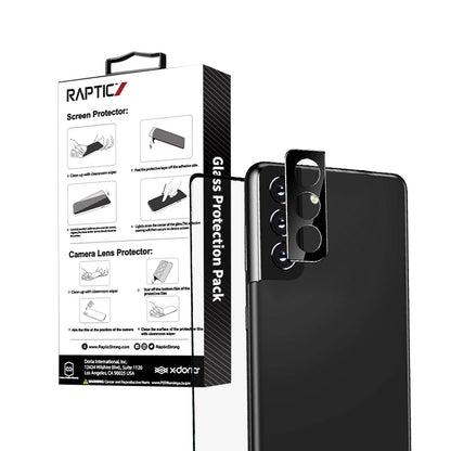 Raptic Glass 2in1 paketas, skirtas Samsung Galaxy S22+ (ekrano apsauga + kameros objektyvo apsauga)