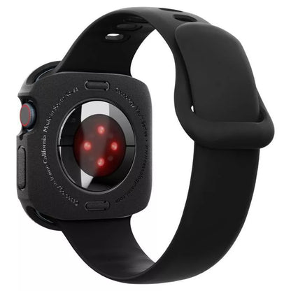 Spigen Caseology Vault – „Apple Watch 10“ 46 mm dėklas (matinė juoda)