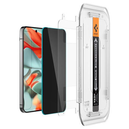 Spigen GLAS.TR EZ FIT Privacy 2 vnt. – Grūdintas stiklas su privatumo filtru, skirtas Google Pixel 9 Pro XL (2 vnt.)