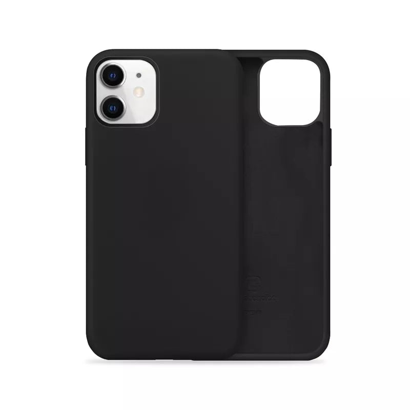 Crong Color Cover – Lankstus dėklas „iPhone 11“ (juodas)
