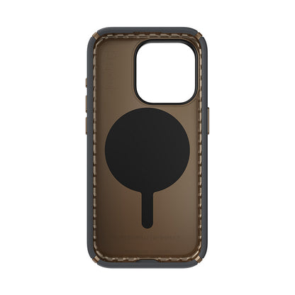Speck Presidio2 Pro ClickLock & MagSafe - iPhone 15 Pro dėklas (Anglies pilkumo / Vėsios bronzos)