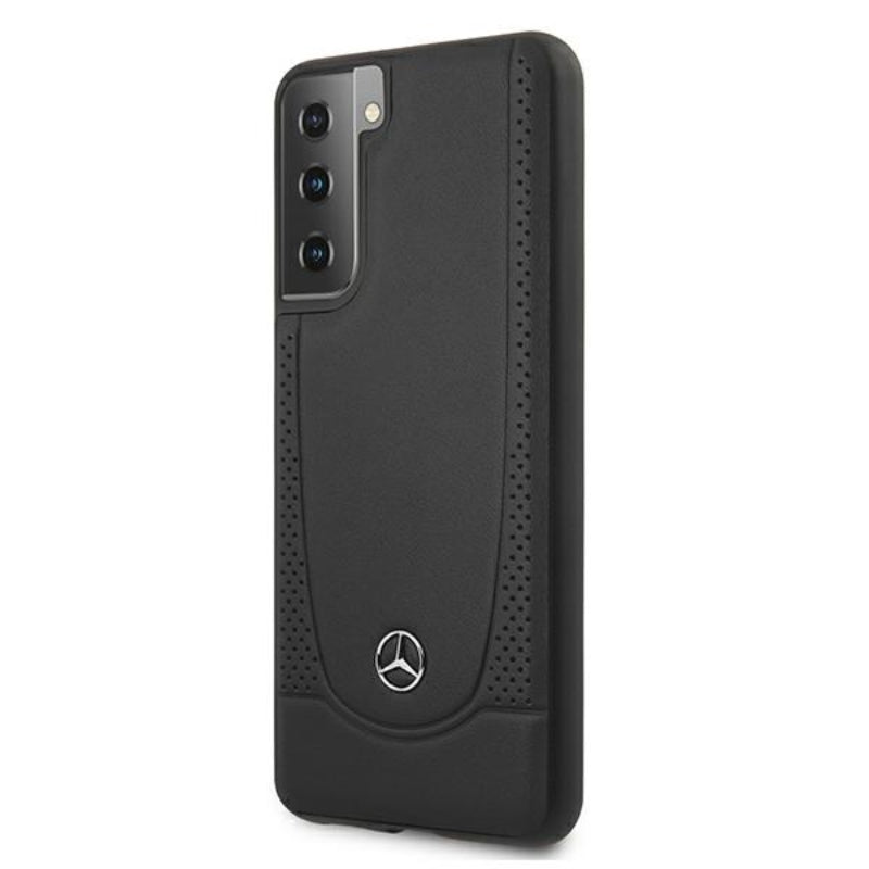 Mercedes Leather Urban Line – dėklas Samsung Galaxy S21+ (juodas)