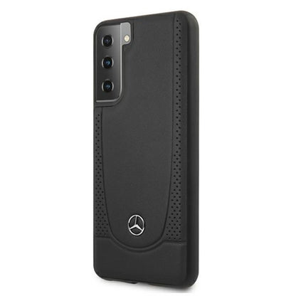 Mercedes Leather Urban Line – dėklas Samsung Galaxy S21+ (juodas)