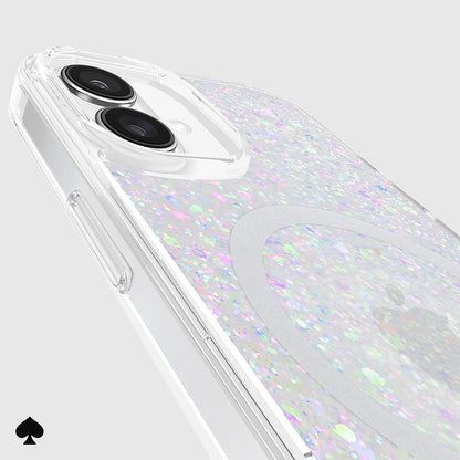 Kate Spade New York Apsauginis MagSafe dėklas – skirtas iPhone 16 Plus (stambus blizgučiai)
