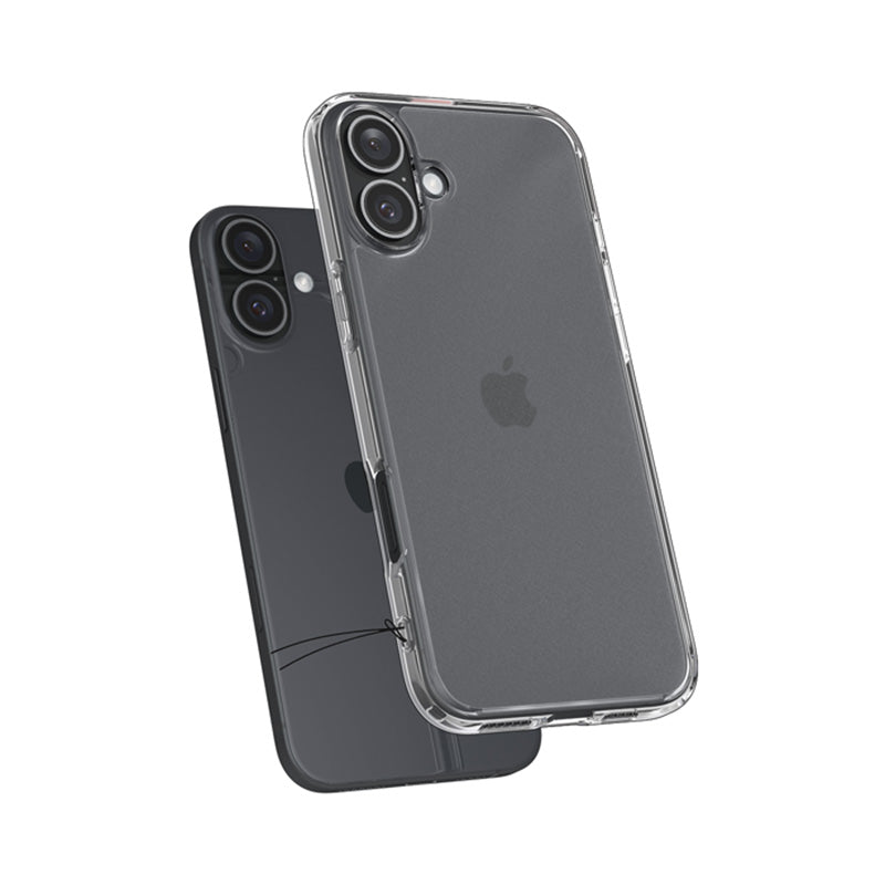 Spigen Ultra Hybrid – dėklas iPhone 16 (šviesiai skaidrus)