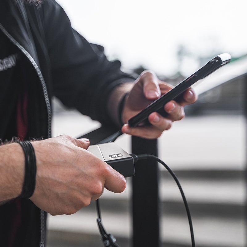 Mobilusis įkroviklis Green Cell GC PowerPlay20 20000mAh su greituoju įkrovimu, 2x USB Ultra Charge ir 2x USB-C Power Delivery 18W