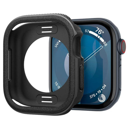 Spigen Caseology Vault – „Apple Watch 10“ 46 mm dėklas (matinė juoda)