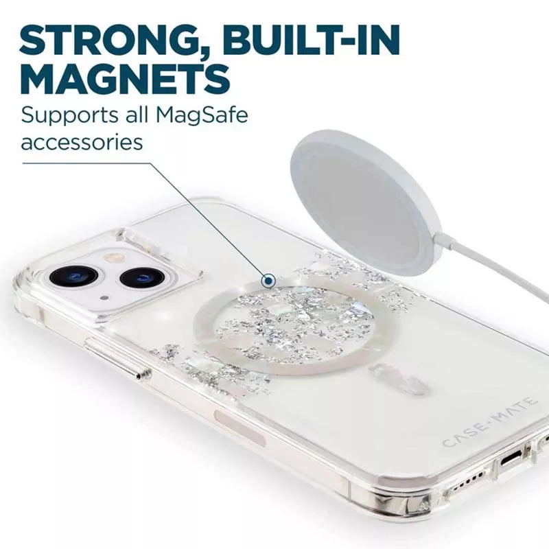 Case-Mate Karat MagSafe – dėklas su perlamutro dekoru iPhone 14 Plus (A Touch of Pearl)