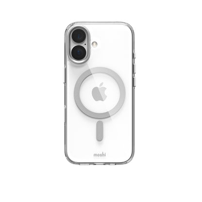 Moshi iGlaze MagSafe dėklas iPhone 17 (Luna Silver)