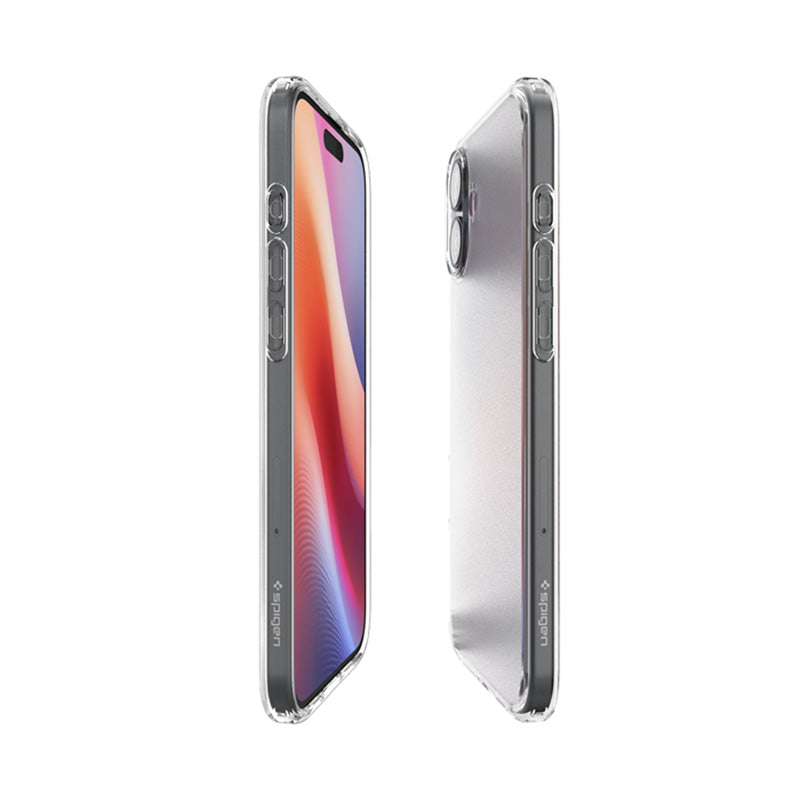 Spigen Ultra Hybrid – dėklas iPhone 16 (šviesiai skaidrus)
