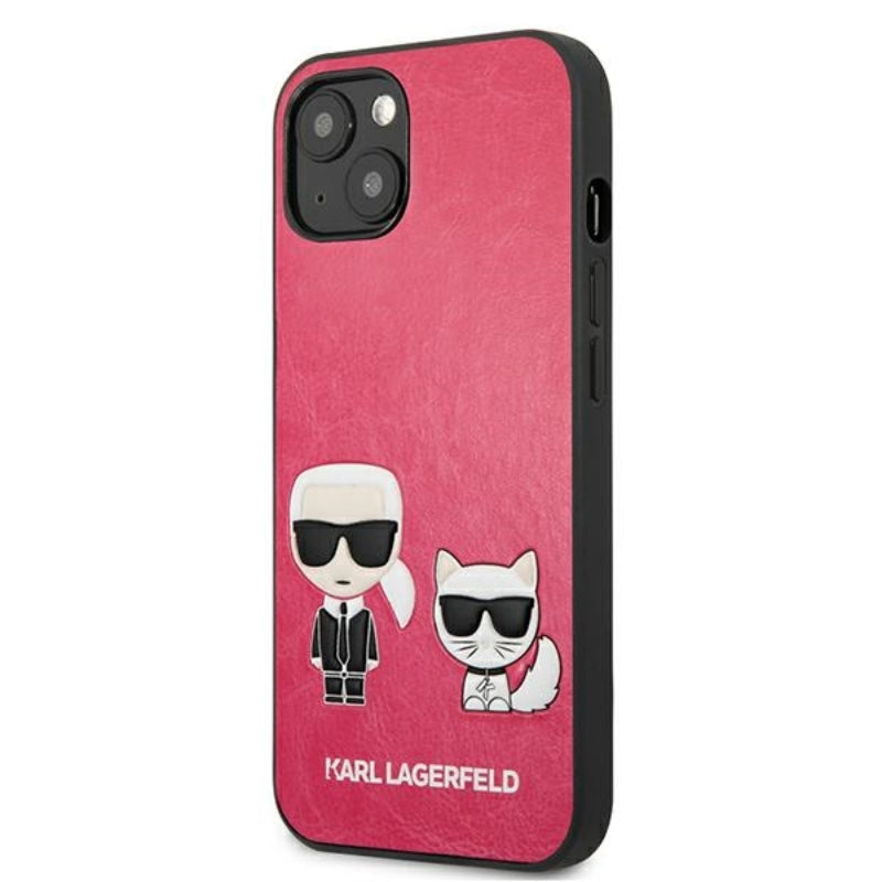 Karl Lagerfeld PU od odos Karl & Choupette Embossed - D
klas iPhone 13 Mini (Fuksija)