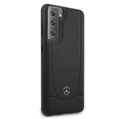 Mercedes Leather Urban Line – dėklas Samsung Galaxy S21+ (juodas)