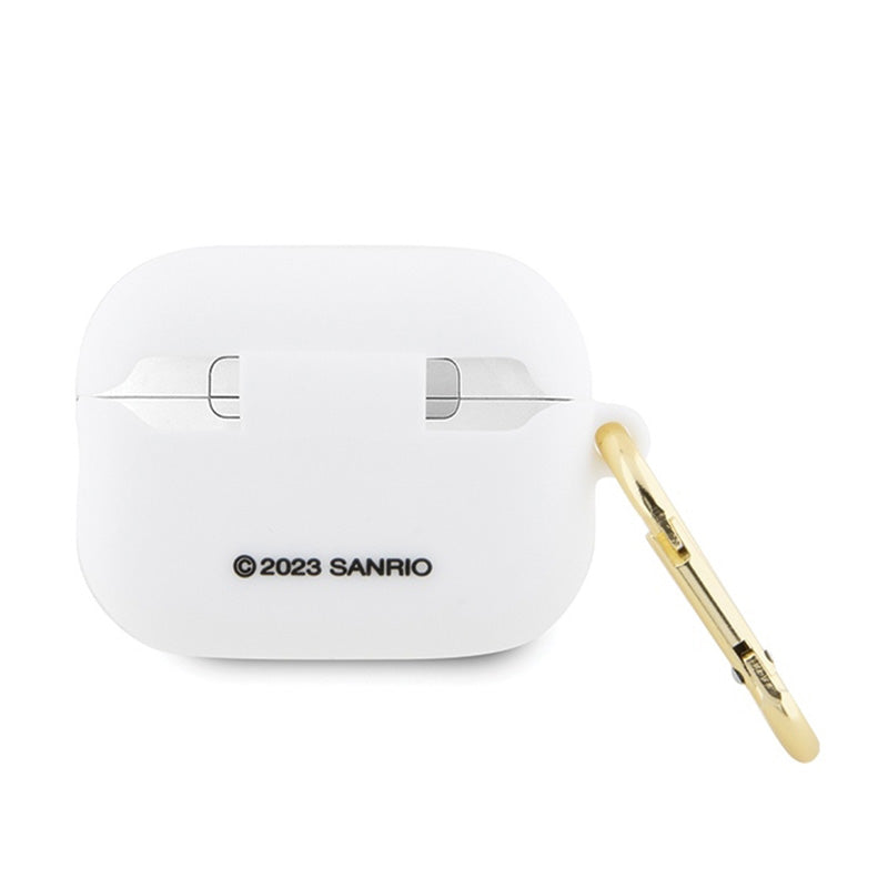 Hello Kitty Silikoninis 3D „Kitty“ galvos dėklas – „AirPods Pro 2“ (baltas)