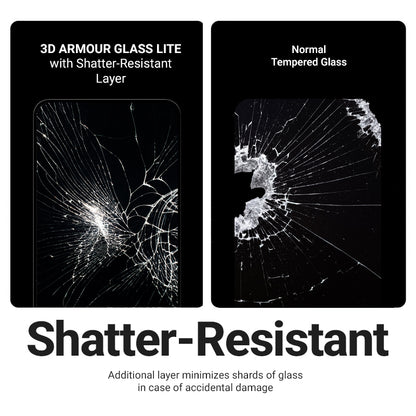 Crong 3D Armour Glass Lite - Pilni klijai grūdintas stiklas, skirtas Google Pixel 9 / 10