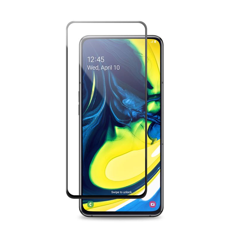 Crong 7D Nano Flexible Glass – visiškai padengiantis hibridinis ekrano apsauga 9H Samsung Galaxy A80 / A90