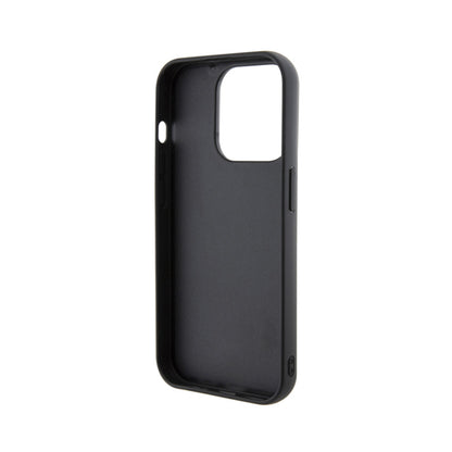 Karl Lagerfeld 3D guminis „Multi Logo“ – dėklas, skirtas „iPhone 15 Pro“ (juoda)