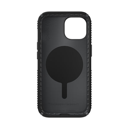 Speck Presidio2 Grip Magsafe - dėklas iPhone 17e / 16e / 15 / 14 / 13 (juodas / akmens pilkumo / baltas)