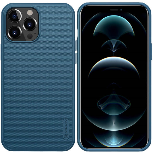 Nillkin Super Frosted Shield Pro - dėklas, skirtas Apple iPhone 13 Pro Max (mėlynas)