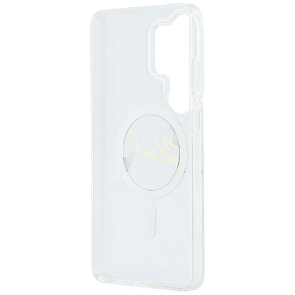 Karl Lagerfeld IML KC Script MagSafe - Samsung Galaxy S26 Ultra dėklas (Skaidrus)