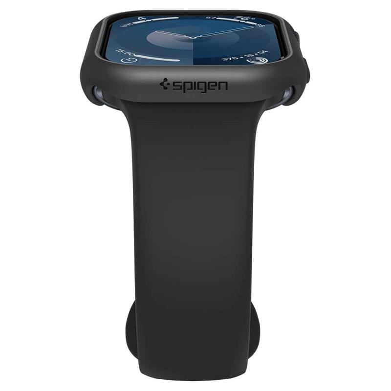 Spigen Thin Fit – dėklas, skirtas Apple Watch 10 46 mm (juoda spalva)