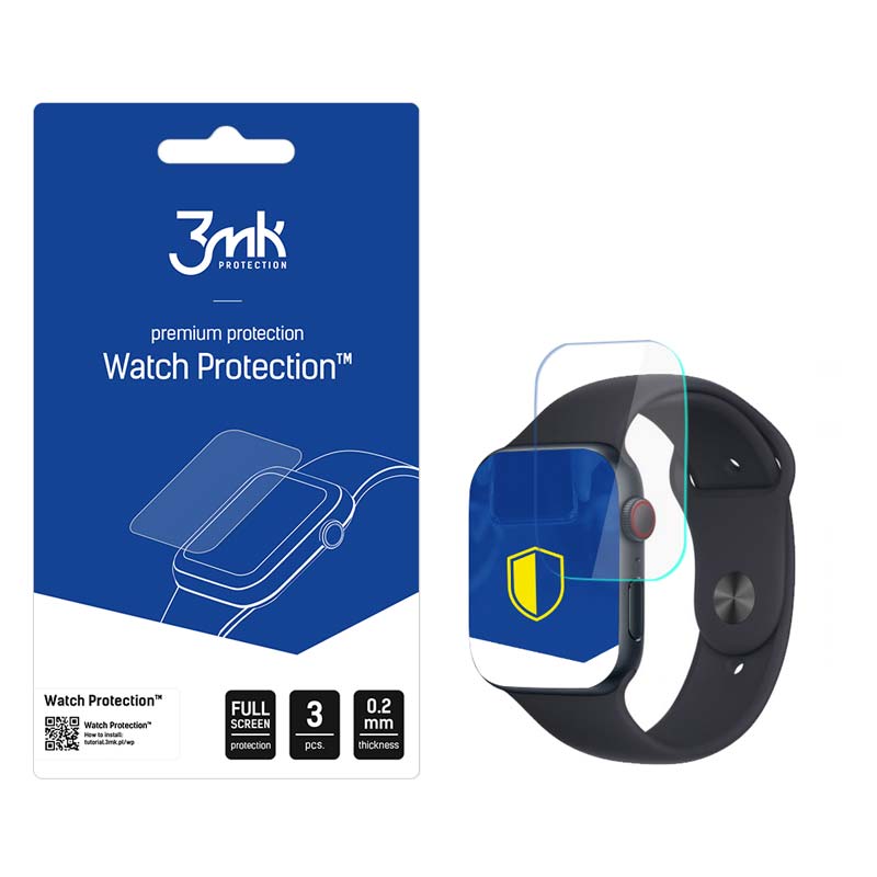 3mk Watch Protection ARC+ - Apsauginė plėvelė, skirta Apple Watch SE 2022 40mm (3 vnt.)