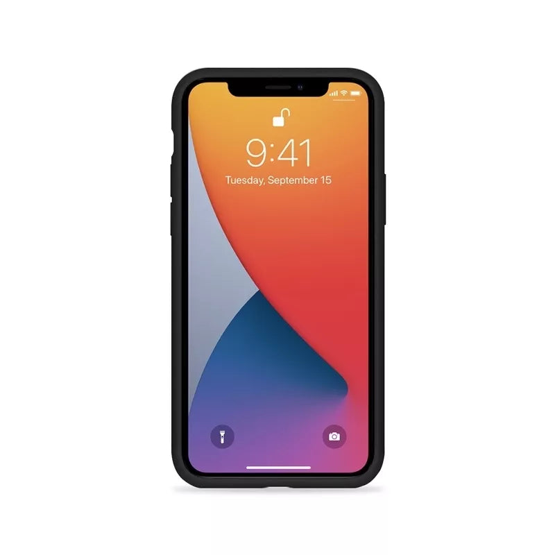 Crong Color Cover – Lankstus dėklas „iPhone 11“ (juodas)