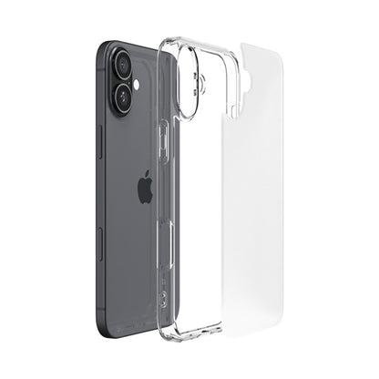 Spigen Ultra Hybrid – dėklas iPhone 16 (šviesiai skaidrus)