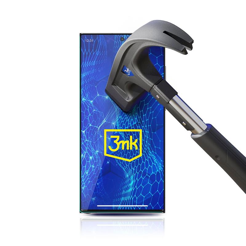 3mk HardGlass Max Lite – Grūdintas stiklas, skirtas Samsung Galaxy S24 Ultra (juoda)