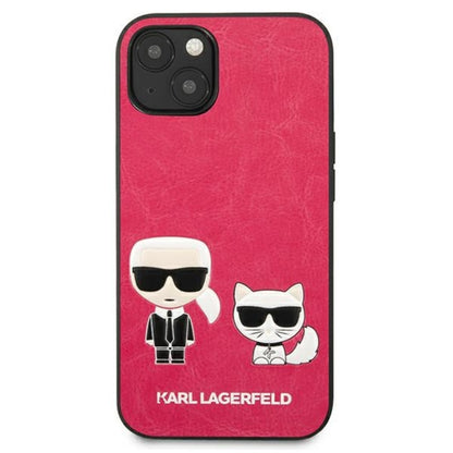 Karl Lagerfeld PU od odos Karl & Choupette Embossed - D
klas iPhone 13 Mini (Fuksija)