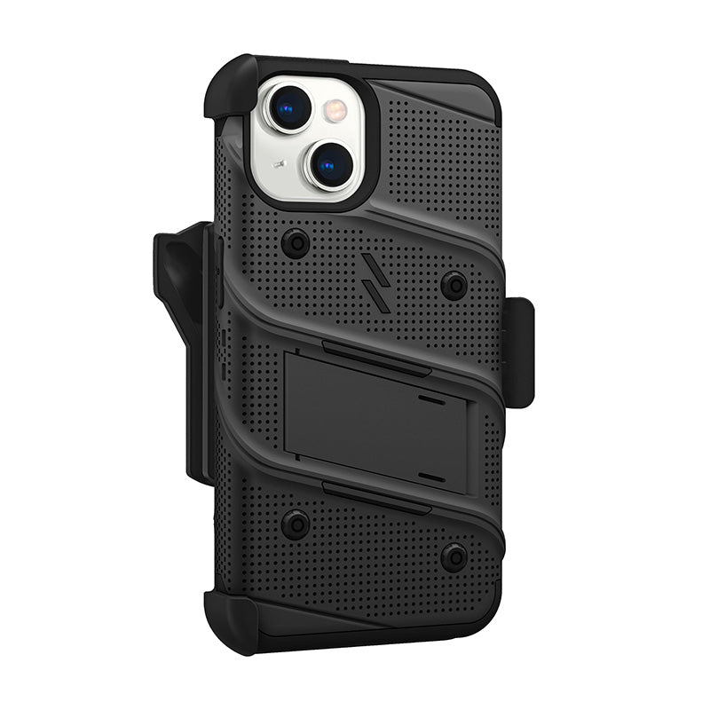 ZIZO BOLT serijos dėklas iPhone 14 (juodas)