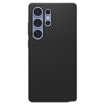 Spigen Liquid Air – dėklas, skirtas „Samsung Galaxy S25 Ultra“ (matinė juoda)