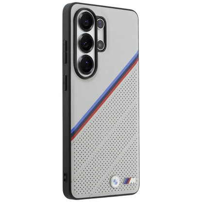 BMW Trijų spalvų metalo logotipas MagSafe dėklas Samsung Galaxy S26 Ultra (Pilka)